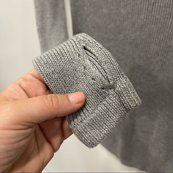 Lululemon Cabin Yogi Long Sleeve Heather Grey Sweater Boolux - Picture 5 of 8